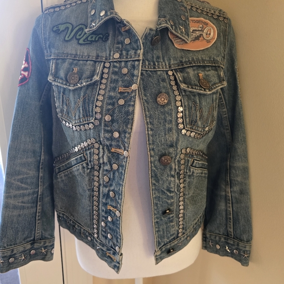Marc Jacobs Jackets & Blazers - Marc Jacob's Studded denim jacket xs